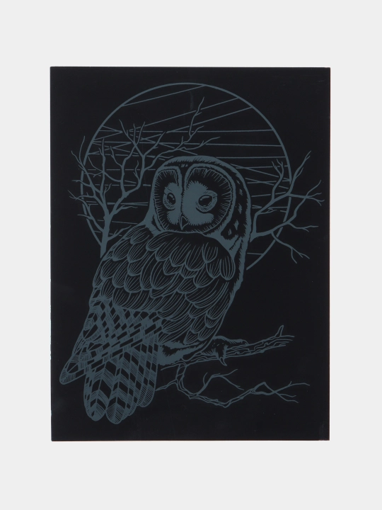 Скретчинг Lori Животные Сова Гр-726, 18 * 24 см