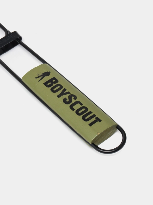 Решетка - гриль с антипригарным покрытием BoyScout, 40*30*2.5 см, веер в подарок