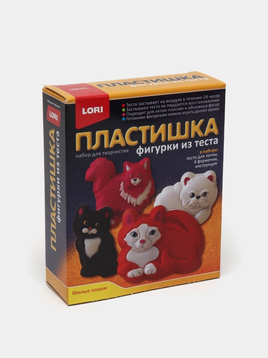Фигурки из теста Пластишка, Милые кошки