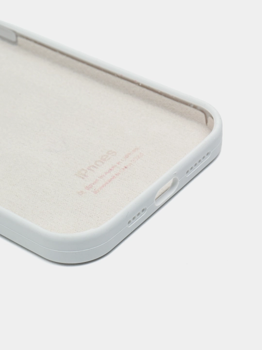 Чехол Silicone Case с бархатной подкладкой для iPhone 11, 12 Pro, 12, 12 Pro Max, 12 Mini