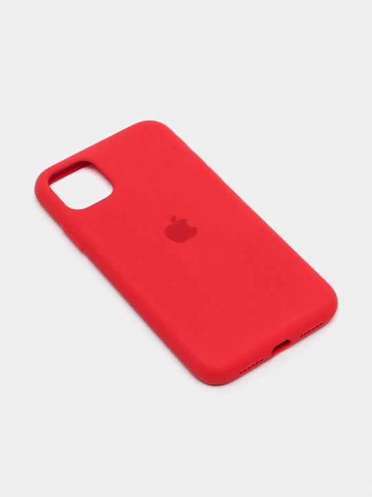 Чехол Silicone Case с бархатной подкладкой для iPhone 11, 12 Pro, 12, 12 Pro Max, 12 Mini