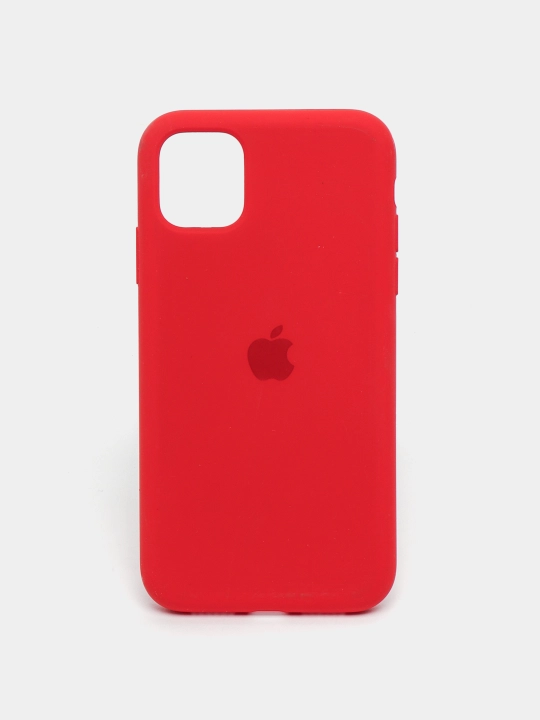 Чехол Silicone Case с бархатной подкладкой для iPhone 11, 12 Pro, 12, 12 Pro Max, 12 Mini - 