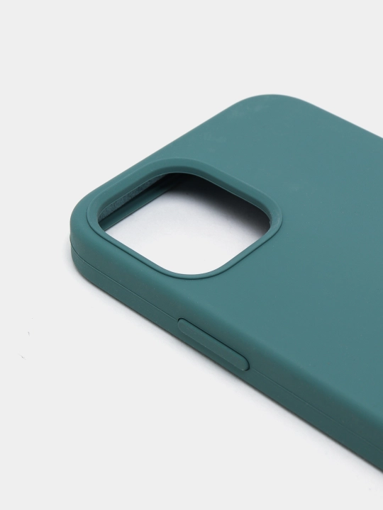 Чехол Silicone Case с бархатной подкладкой для iPhone 11, 12 Pro, 12, 12 Pro Max, 12 Mini