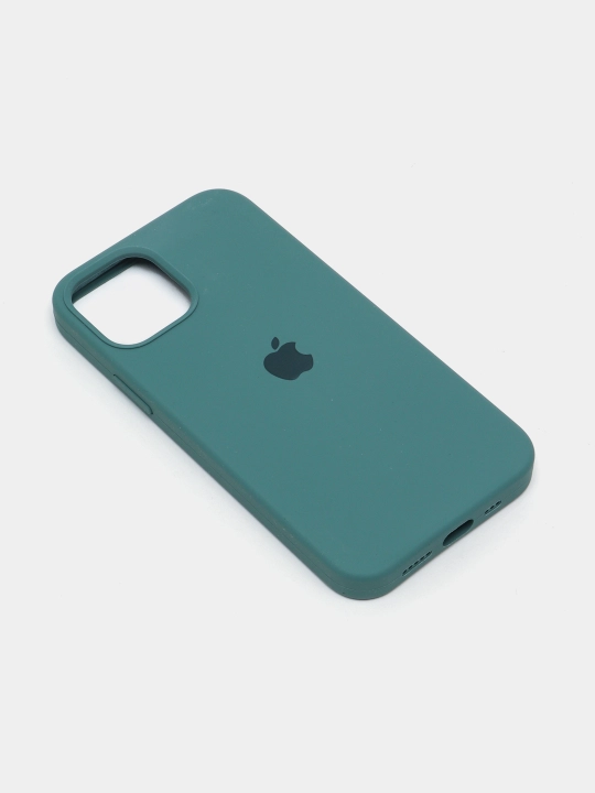 Чехол Silicone Case с бархатной подкладкой для iPhone 11, 12 Pro, 12, 12 Pro Max, 12 Mini