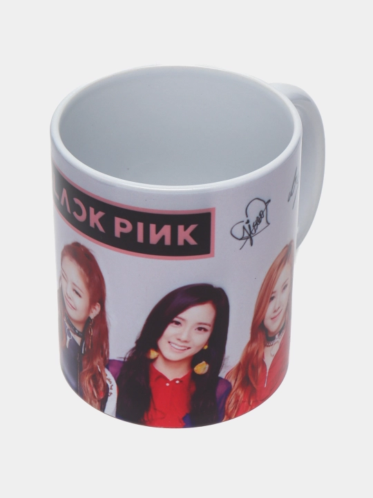 Sovg'a uchun ajoyib va bejirim krujkalar "Black Pink" 330 ml