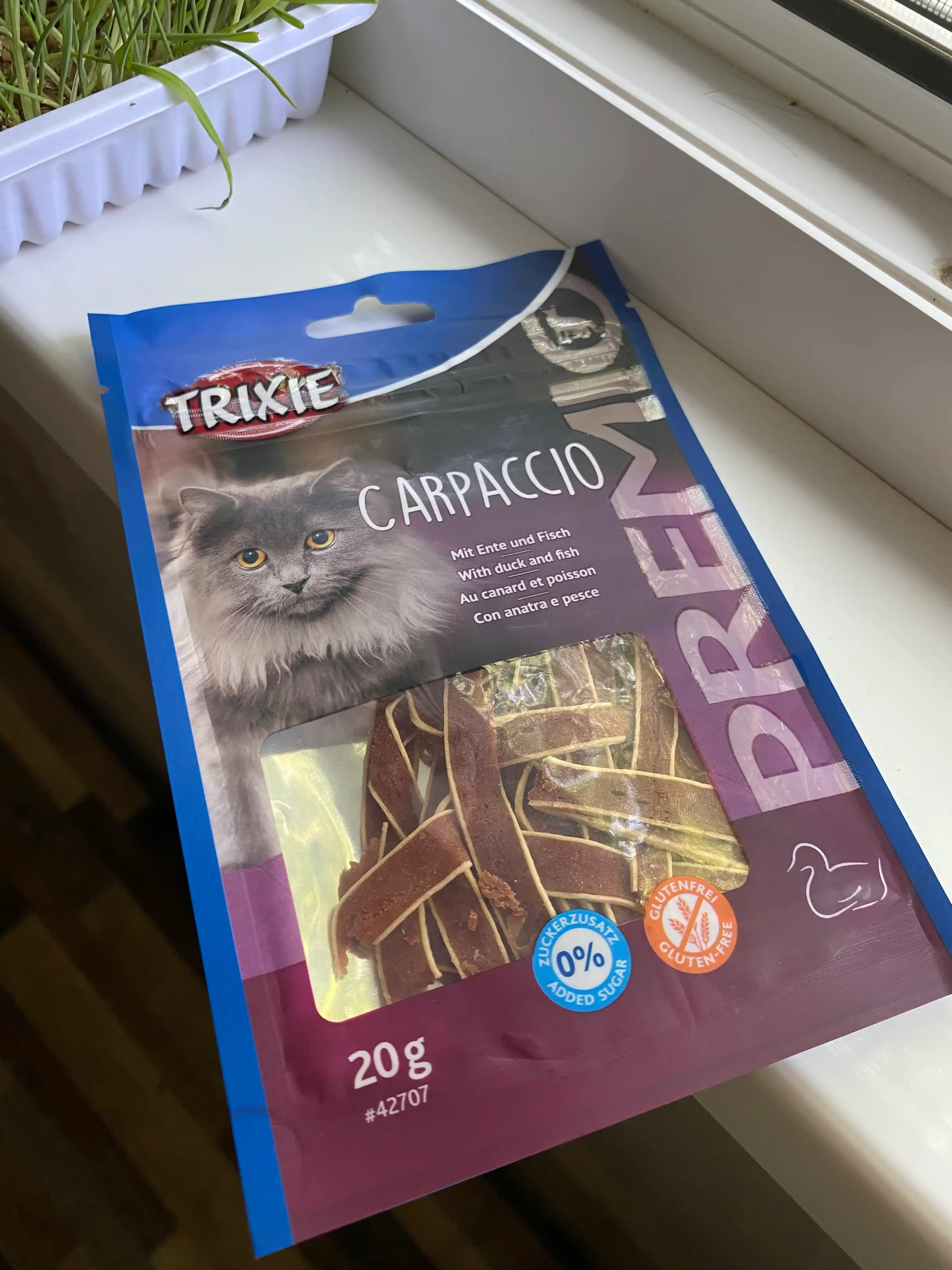 Mushuklar uchun ovqat Trixie O'rdak va baliq, 20 gr