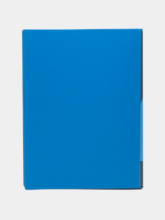 Plastik papka Hatber Standart, 80 qo'shimcha A4, 40 mm 800 mikron, rangi ko'k