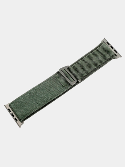 Ремешок нейлоновый для Apple Watch 3, 4, 5, 6, 7, 8 SE и Ultra, размер 42 - 44 - 45 - 49 мм