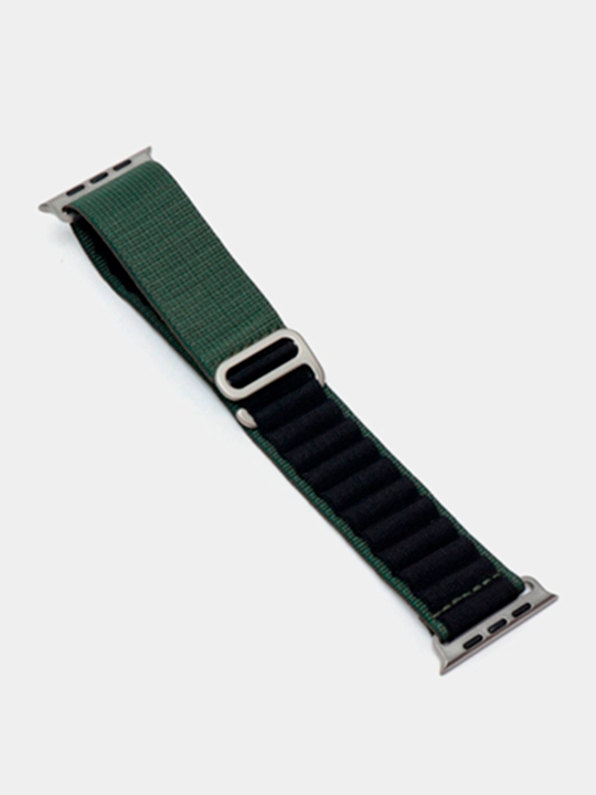 Ремешок нейлоновый для Apple Watch 3,4,5,6,7,8,9,10,11,SE и Ultra, размер 42-44-45-49 мм