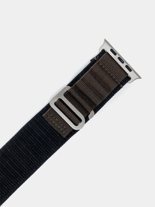 Ремешок нейлоновый для Apple Watch 3,4,5,6,7,8,9,10,11,SE и Ultra, размер 42-44-45-49 мм
