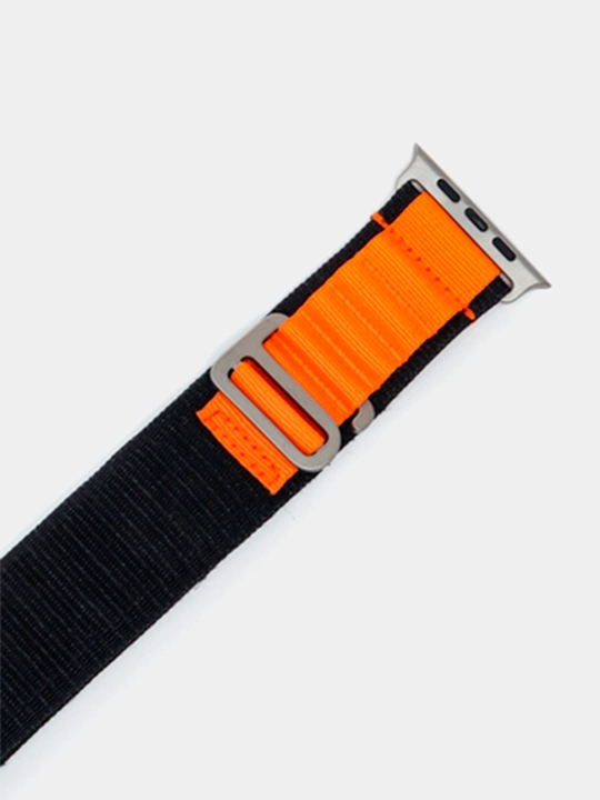 Ремешок нейлоновый для Apple Watch 3,4,5,6,7,8,9,10,11,SE и Ultra, размер 42-44-45-49 мм