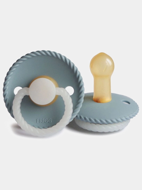 Пустышка Frigg Rope Latex Stone Blue Night, 0-6 месяцев