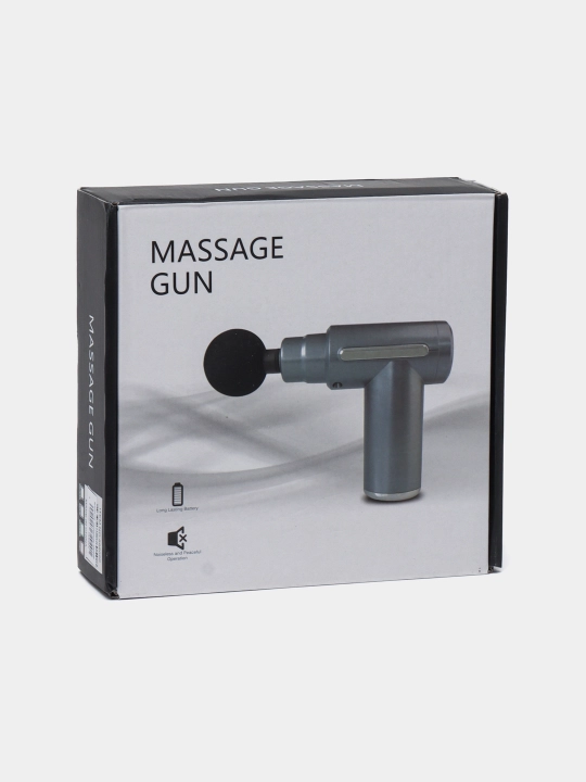 Массажер Massage Gun, 4 насадки