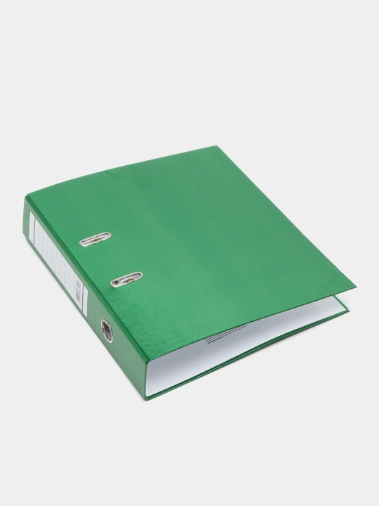 Papka-registrator A4, Hatber Metallic, Yashil