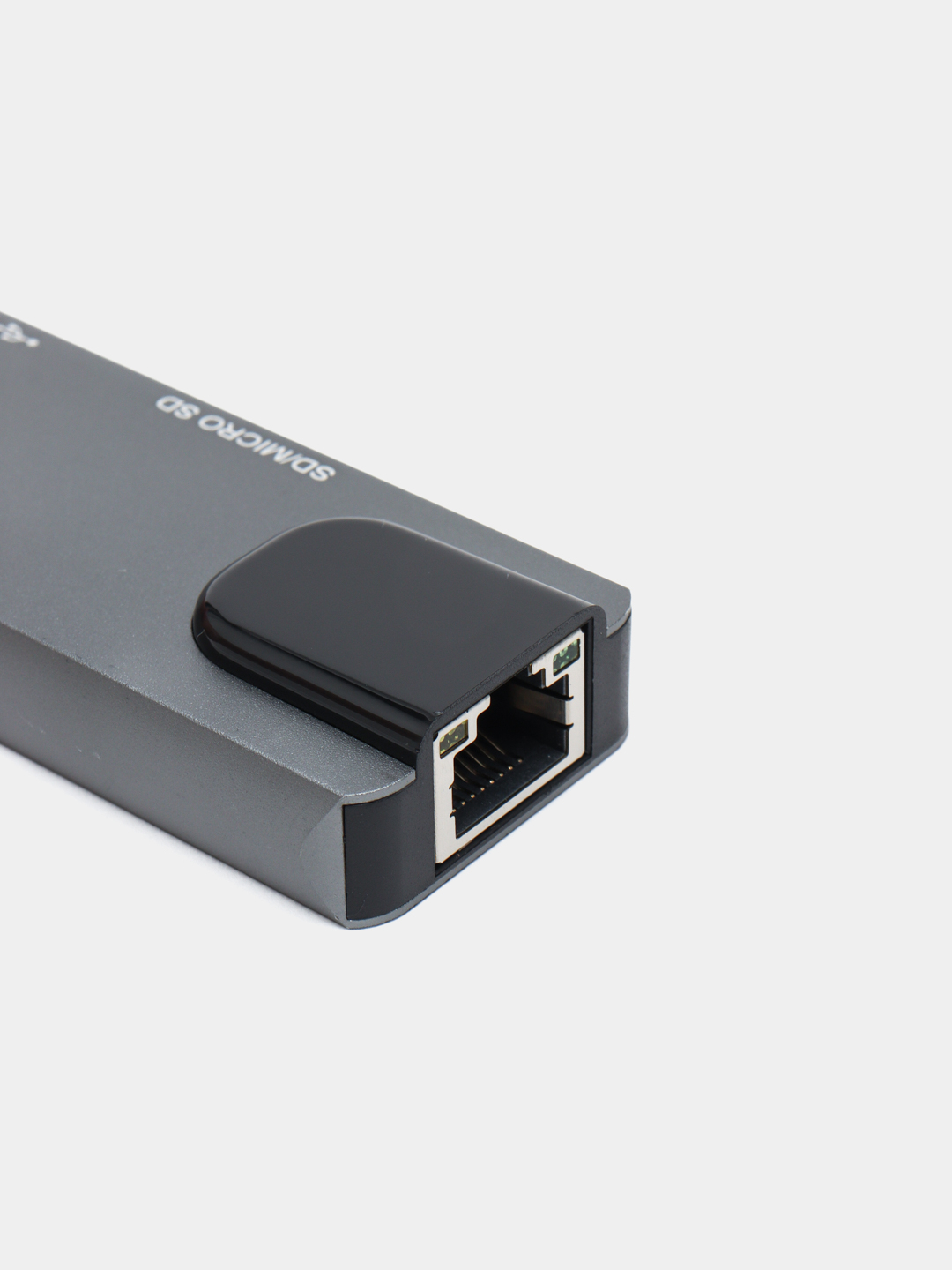 Переходник 8 в 1 концентратор Type-C - HDMI, Ethernet, USB-C, USB, SD ...