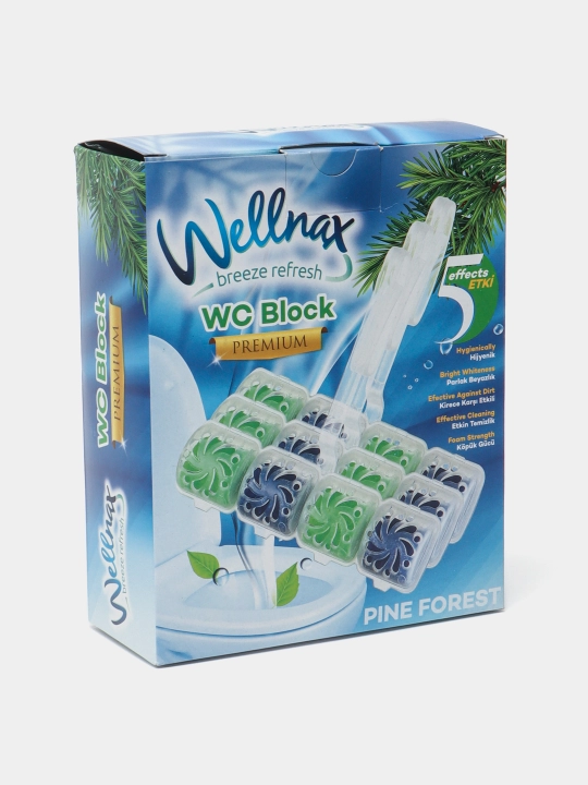 Tualet bloki Wellnax Pine Forest, 50 g * 3 dona