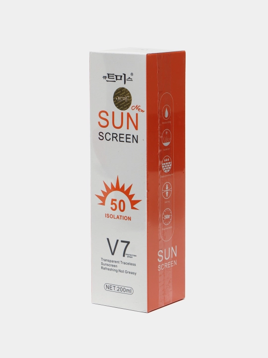 Quyoshdan himoya qiluvchi sprey Sun Screen V7 SPF50, 200 ml