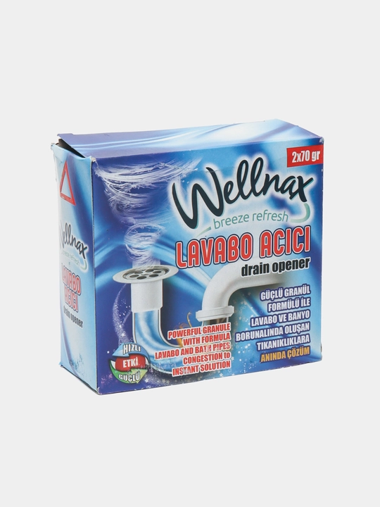 Pellet tiqilib qolgan tozalovchi Wellnax, 2 * 70 g