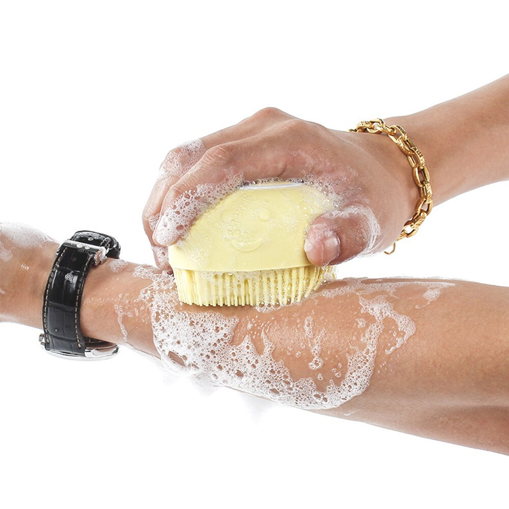 Массажер для купания. Silicone massage Bath Brush. Силиконовая мочалка щетка