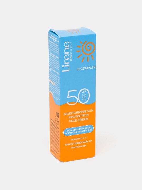 Крем для лица Lirene солнцезащитный комплекс SPF50+ uva max, 40 мл