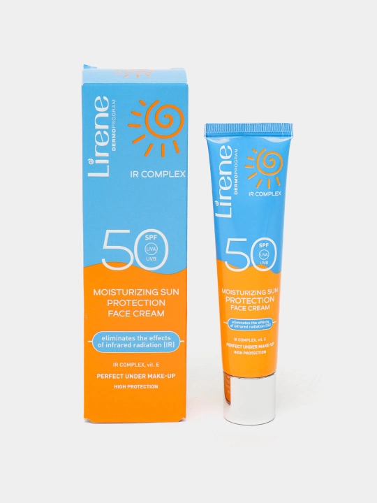 Крем для лица Lirene солнцезащитный комплекс SPF50+ uva max, 40 мл - 