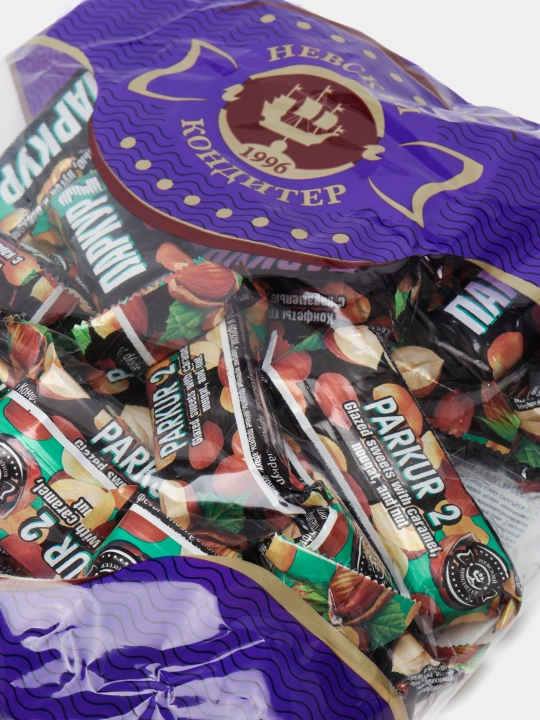 Nevskiy - Паркур 2 karamel, nuga va yong'oqli konfet, 1 kg