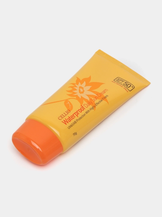 Quyoshdan himoyalovchi krem, CELLIO, Kollagen, Snail, Hyaluron, Green tea, SPF/PA50+++, 70