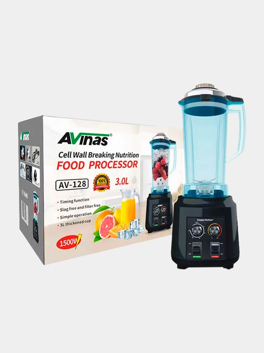 Yuqori tezlikda ishlaydigan professional statsionar blender Avinas AV-128, 3L, 3000 Vt