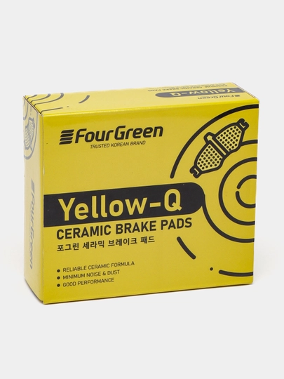 Передние тормозные колодки FourGreen Керамический OEM Yellow Q Spark FGY 720 №94564512