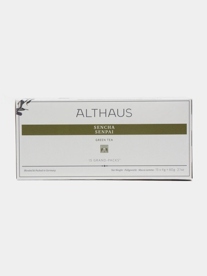 Чай в пакетах Althaus Grand Packs Sencha Senpai, 15 * 4 г