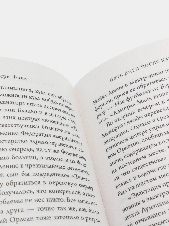 Пять дней после катастрофы, Финк Шери
