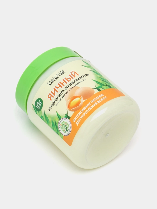 Кондиционер-ополаскиватель для волос Iris cosmetic Exclusive nature line, яичный, 500 мл