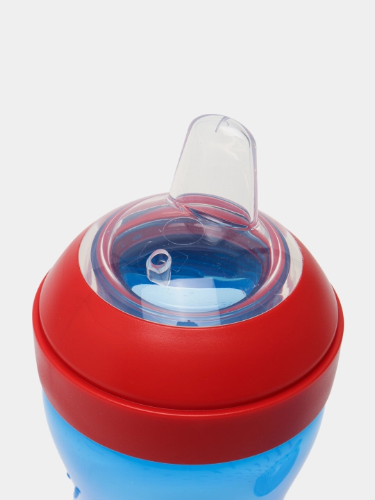 Поильник Philips Avent с твердым носиком, SCF804/03, 300 мл, 9+ мес, синий/фиолетовый