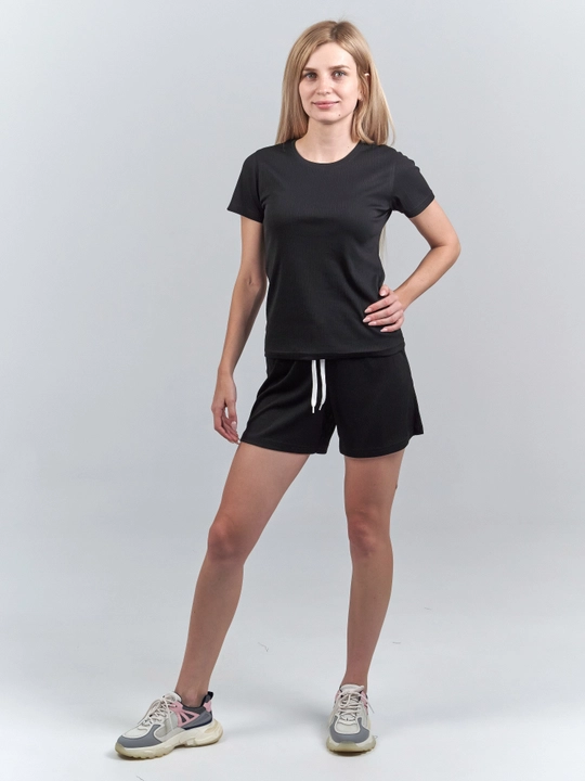 Kostyum uch qismli lapsha W10-01 BELLA, shortilar, futbolkalar, palazzo shimlar