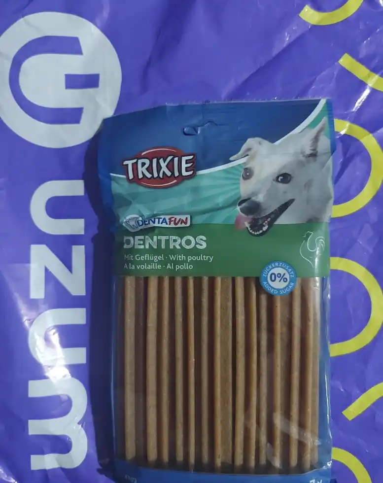 Лакомства для чистки зубов у собак Trixie dentros, 180 г
