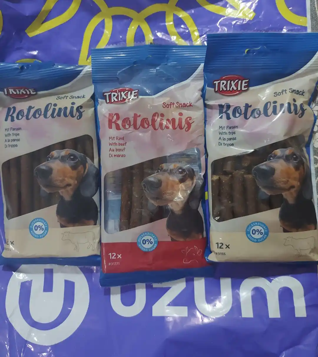 Itlar uchun davolar TRIXIE Soft Snack Rotolinis, 120 gr