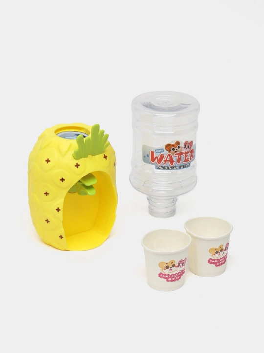 Mini kuler, suv va sharbat dispenseri Ananas, jo'ja, qurbaqa