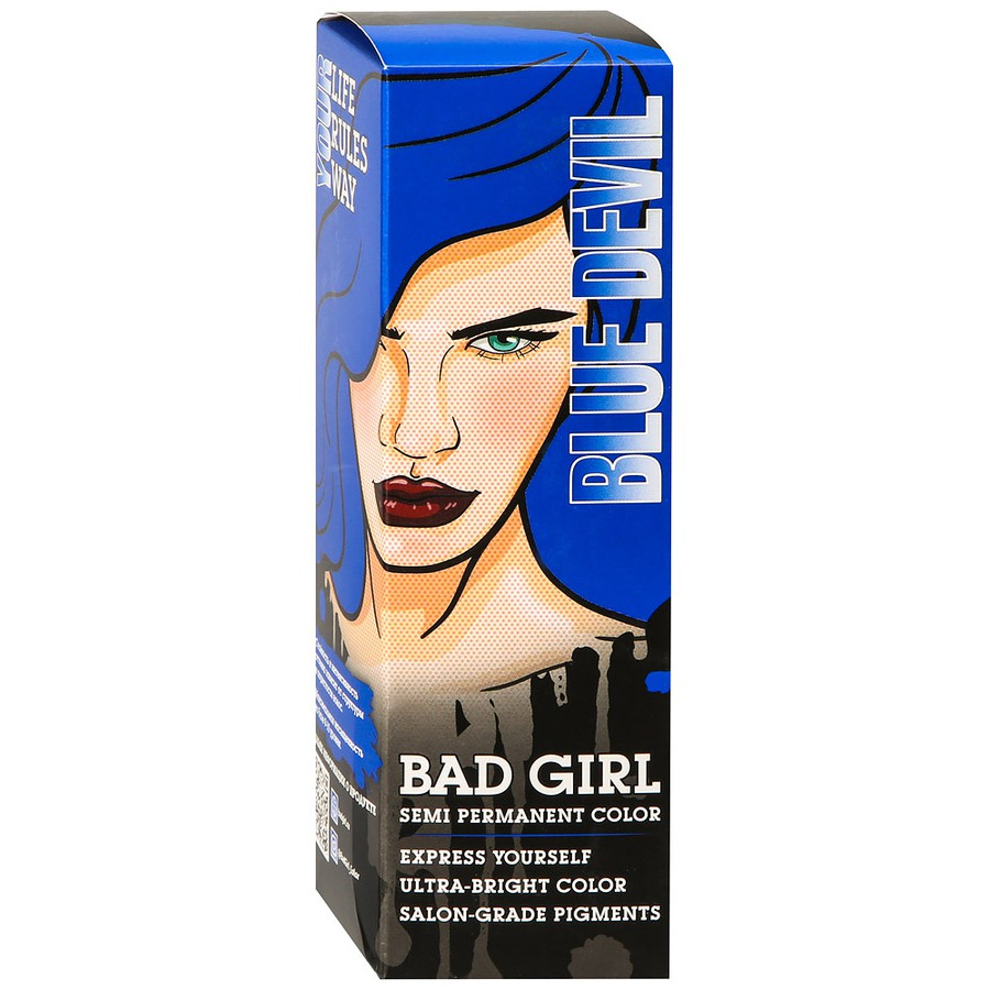 Оттеночные бальзамы для волос Bad Girl Blue devil, 150 мл купить по ...