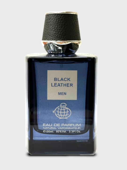 Мужской парфюм Black Leather, дезодорант, Dubai Fragrance World