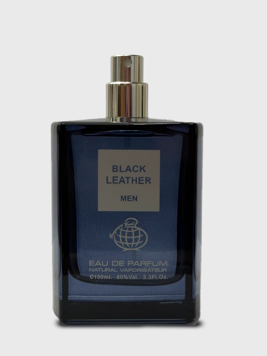 Мужской парфюм Black Leather, дезодорант, Dubai Fragrance World