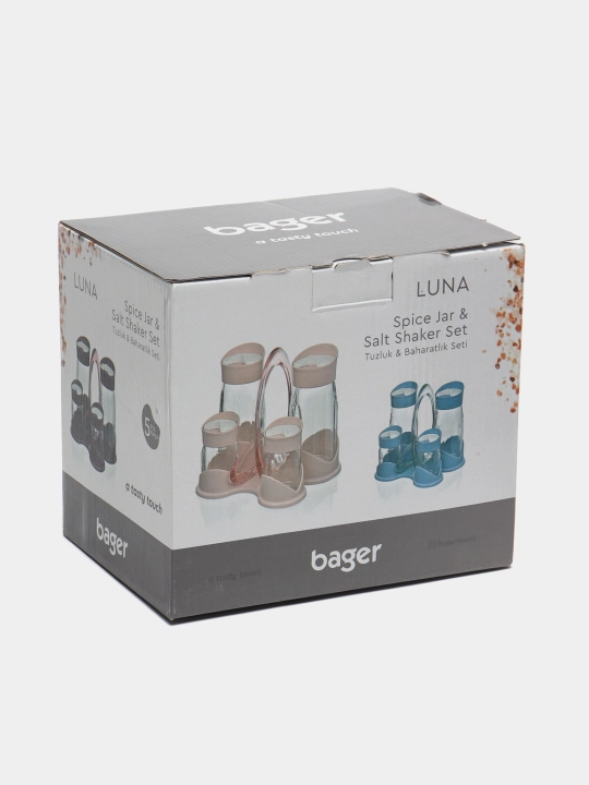 Набор емкостей специй стеклянный Luna Bager №4 M-286