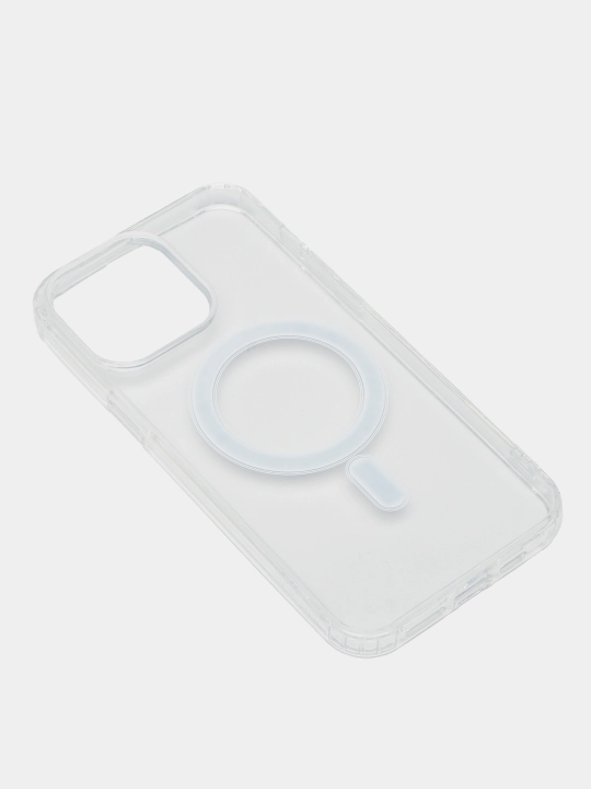 Чехол Magsafe для Apple iPhone 12, 13, 14 Pro Max, прозрачный, магнитный
