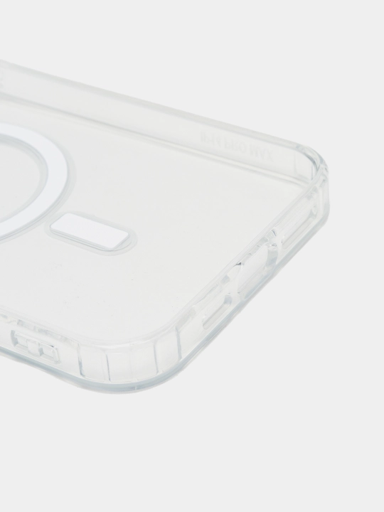 Чехол Magsafe для Apple iPhone 12, 13, 14 Pro Max, прозрачный, магнитный