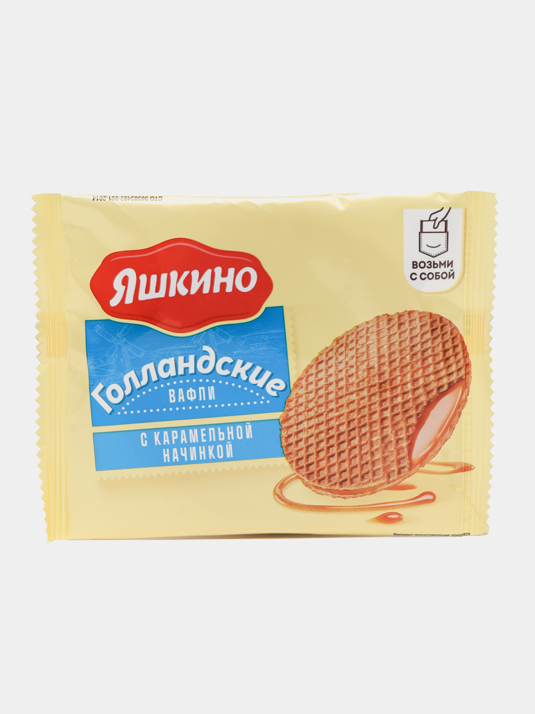 Вафли Яшкино голландские, с карамельной начинкой, 36 г купить по низким ...