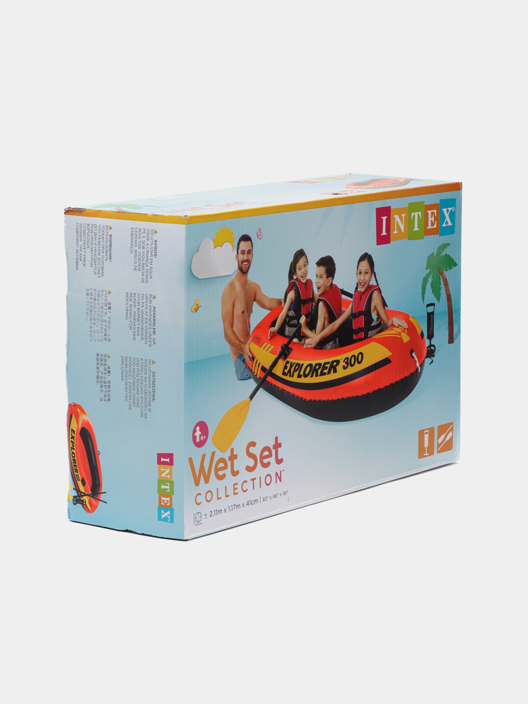 Лодка Explorer pro 300, 3 местная, 244 х 117 х 36 см