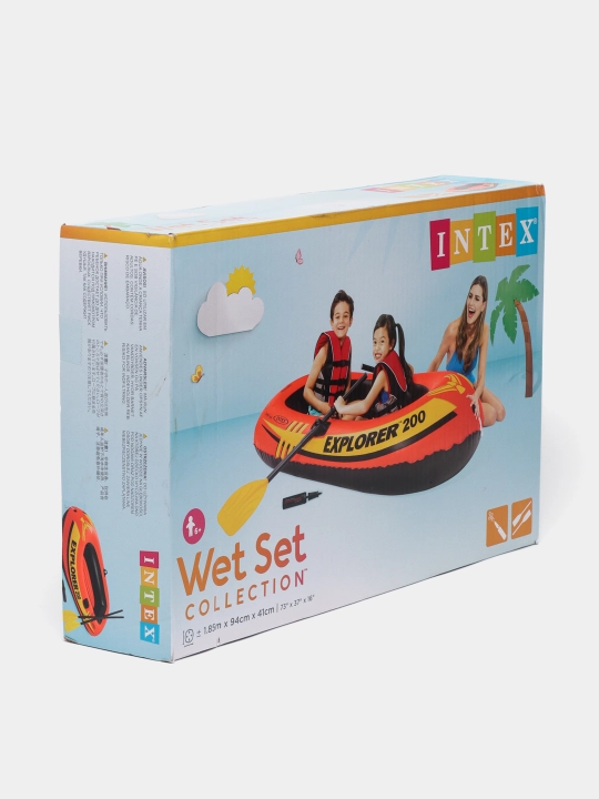 Intex Explorer 200 58331NP qayig'i, 185 * 94 * 41 sm