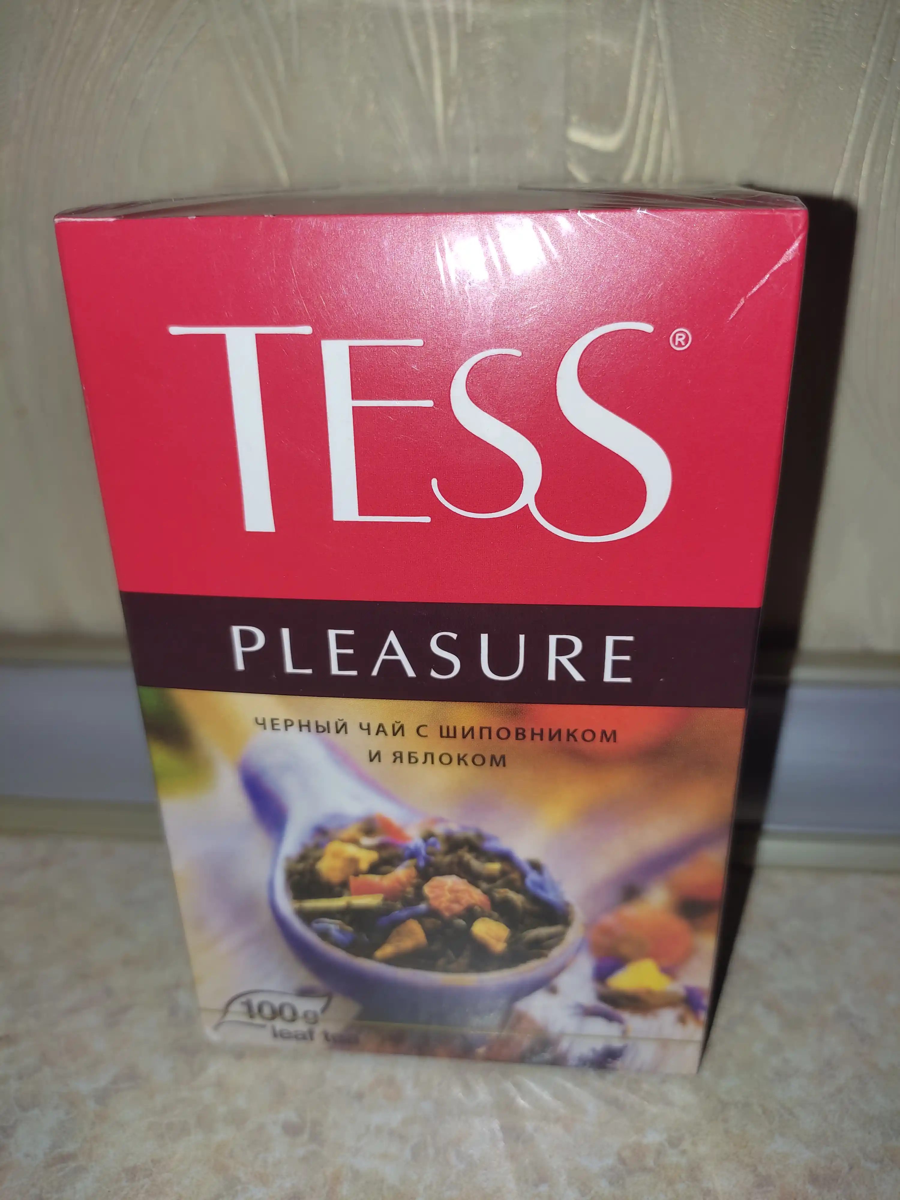 Qora choy Tess Pleasure bargli, 100 gr
