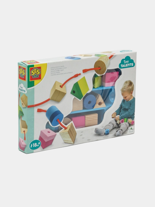 Игровой набор SES Lacing sensory beads13102S