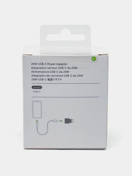 Зарядное устройство Type-C для iPhone, c быстрой зарядкой 20 W/Вт