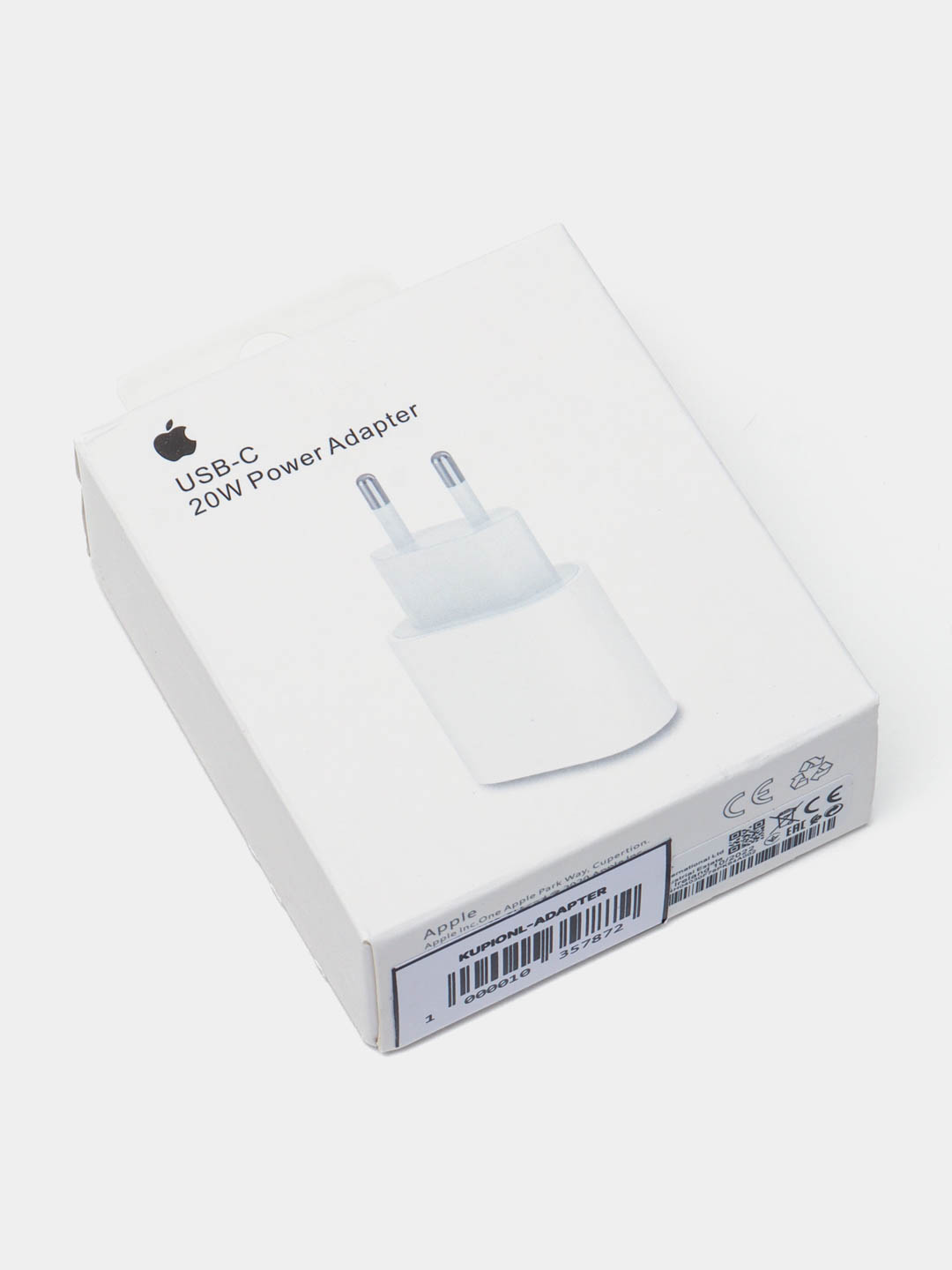 Зарядное устройство Type-C для iPhone, c быстрой зарядкой 20 W/Вт